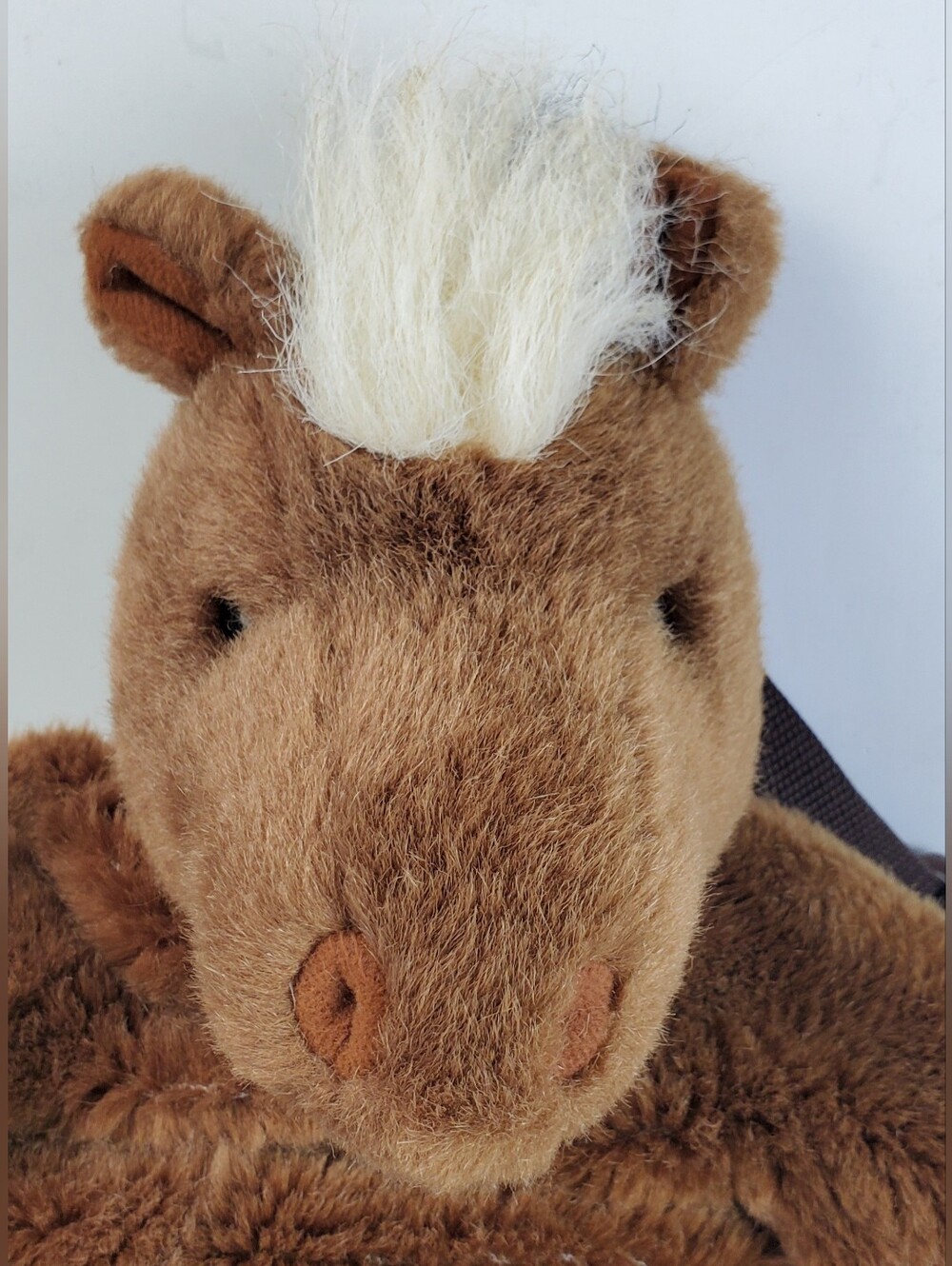 Mango Teddy Bear Co VTG Y2K Plush Horse Backpack - SEE PHOTOS - GUC